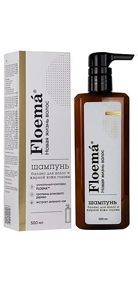 FLOEMA ™ Шампунь-баланс для волос и жирной  кожи головы 500 мл